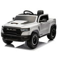 thumbnail image 1 of VOLTZ TOYS Licensed RAM 12V Ride-On Truck for Kids Ages 3+, Electric Vehicle with Parent Remote Control, LED Lights, MP3, Cargo Storage, Dual Speed, Suspension - Gift for Kids, 1 of 6