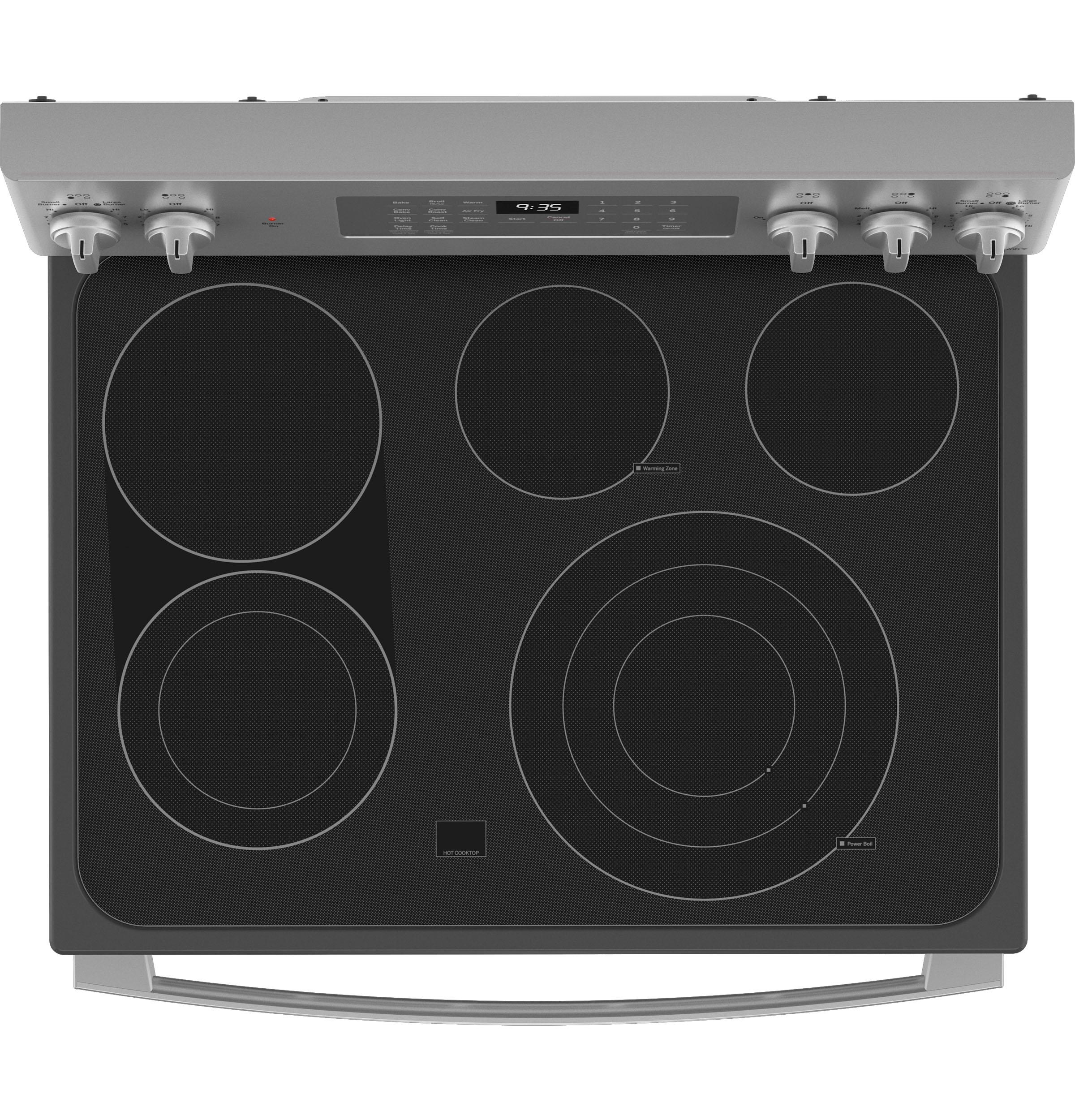 GE Profile™ 30" Smart Free-Standing Electric Convection Fingerprint Resistant Range with Air Fry - image 4 of 5