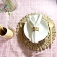 thumbnail image 5 of Laquedecraft Set 24 Woven Water Hyacinth Napkin Rings, Holders for Christmas, Thanksgiving, Outdoor Indoor Wedding, Party, 5 of 6
