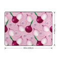 Area Rugs For Living Room Decor Onion Pattern purple Soft Anti Slip