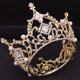 thumbnail image 2 of Tocado de tiara con corona de diamantes de imitación para mujer para boda nupcial JM, 2 of 5