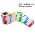 thumbnail image 3 of L LIKED 400 Stickers - Colors Plain Name tag Labels for Clothes with Perforated Line (Hello My Name is - 400 Labels), 3 of 6