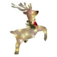 thumbnail image 3 of Vikakiooze 2022 Christmas Scene Decoration Decorations Luminous Christmas Snowman Sleigh Cart Elk Courtyard Garden Creative Ornaments Christmas Decorations, 3 of 8