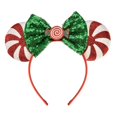 thumbnail image 1 of A Miaow Decoración navideña Tocado Caramelo Orejas de ratón Diadema Nochebuena MM Mariposa Aro para el Cabello Parque Mujeres Adultos Disfraz Sesión de Fotos (Candy), 1 of 5