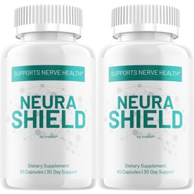 Neura Shield Capsules &ndash; Advanced Formula Supplement Natural Ingredients Glycogen Support, 2 Pack, 120 Capsules
