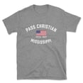 thumbnail image 1 of Pass Christian Mississippi Patriot Men's Cotton T-Shirt, 1 of 1