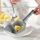 thumbnail image 5 of Cateissary Máquina manual para hacer puré de papas de acero inoxidable para cocina, para exprimir y ajo, de gran tamaño, fina y multifuncional. Cocina y Comedor amarillo, 5 of 6