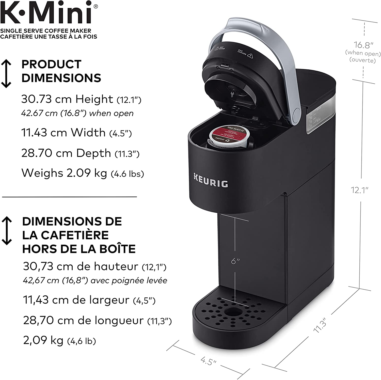 Single Serve K-Cup Pod Coffee Maker 
