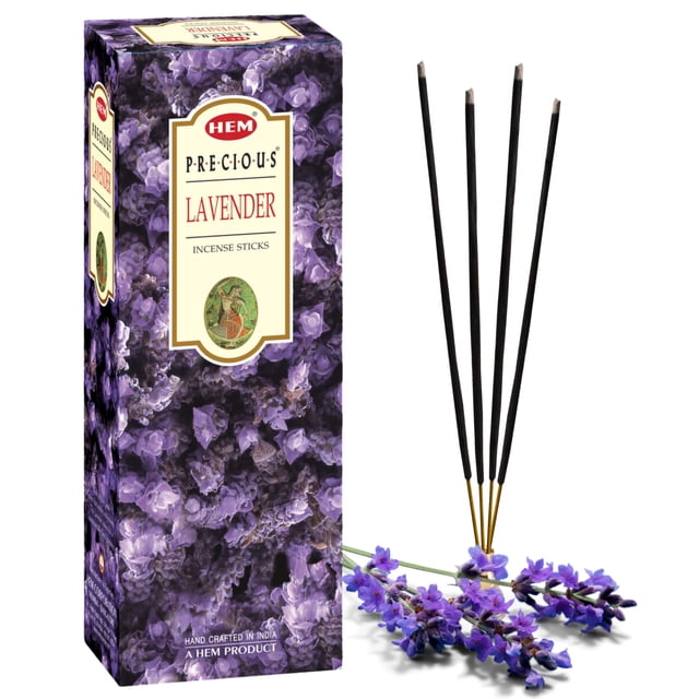 Set de regalo de aromaterapia en varillas de incienso HEM Lavender, paquete de 120