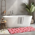 thumbnail image 2 of Red Strawberry Plants Fruit Pink Pattern Kitchen Rug Mat,Kitchen Runner Rugs Non Skid Washable,Decorative Kitchen Floor Mats for Kitchen,Sink,Laundry,17"x47.2", 2 of 7
