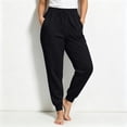 thumbnail image 5 of Women's Sweatpants Casual Drawstring Joggers with Elastic Cuffed Hem, Lightweight Lounge Pants for Yoga Running Athletic Workout Black L, 5 of 5
