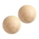 thumbnail image 3 of 2 bolas artesanales sin terminar: esferas de madera natural de 7 cm - Proyectos de pintura y decoración DIY - Bolas de madera para adornos navideños y decoración del hogar, 3 of 6
