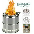 thumbnail image 1 of Agiferg Outdoor Portable Wood Stove Folding Cooking Picnic Camping Backpacking, 1 of 9
