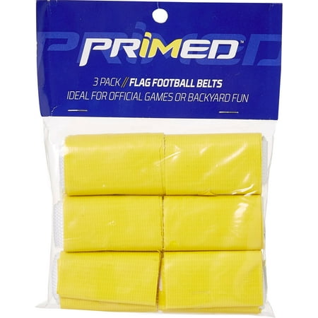 UPC: 0889751359076 | Primed Flag Football Belts â€“ 3 Pack