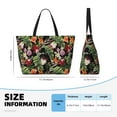 thumbnail image 4 of Disketp Watercolor Tropical Flowers Bolsa de Playa de Gran Capacidad, Bolso Impermeable y a Prueba de Arena para Mujer, Ideal para Playa, Piscina y Natación, 4 of 7