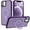 Purple, variant on for iPhone 12 Case & iPhone 12 Pro Case with Invisible Magnetic Ring Stand Translucent iPhone 12 & 12 Pro Phone Case 6.1" [Compatible with MagSafe][Great Grip Feeling], Wine Red