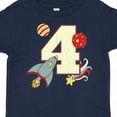 thumbnail image 4 of Inktastic 4th Birthday Outer Space Theme Boys or Girls Toddler T-Shirt, 4 of 5