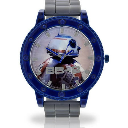 Face Rubber Band - BB-8 Face Watch, Grey Rubber Band