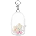 thumbnail image 1 of SHISUYAN Sac de Rangement pour Mini Poupées avec Porte-Clés, Vitrine Transparente, Sac pour Mini Figurines Porte-Clés, 1 of 9