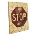 thumbnail image 1 of Stop Sign Scritch Scratch | 16" x 20" Canvas Wall Art, 1 of 1