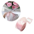 10Yard Organza Ribbon 40mm Sheer Organza Ribbons for Bouquets Wrapping ...