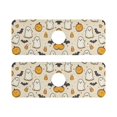 thumbnail image 7 of Yayeee Faucet Mat for Kitchen Sink 14.7" Diatomite Long Splash Guard Pad, Halloween Cute Ghosts, 2 Pack, 7 of 7
