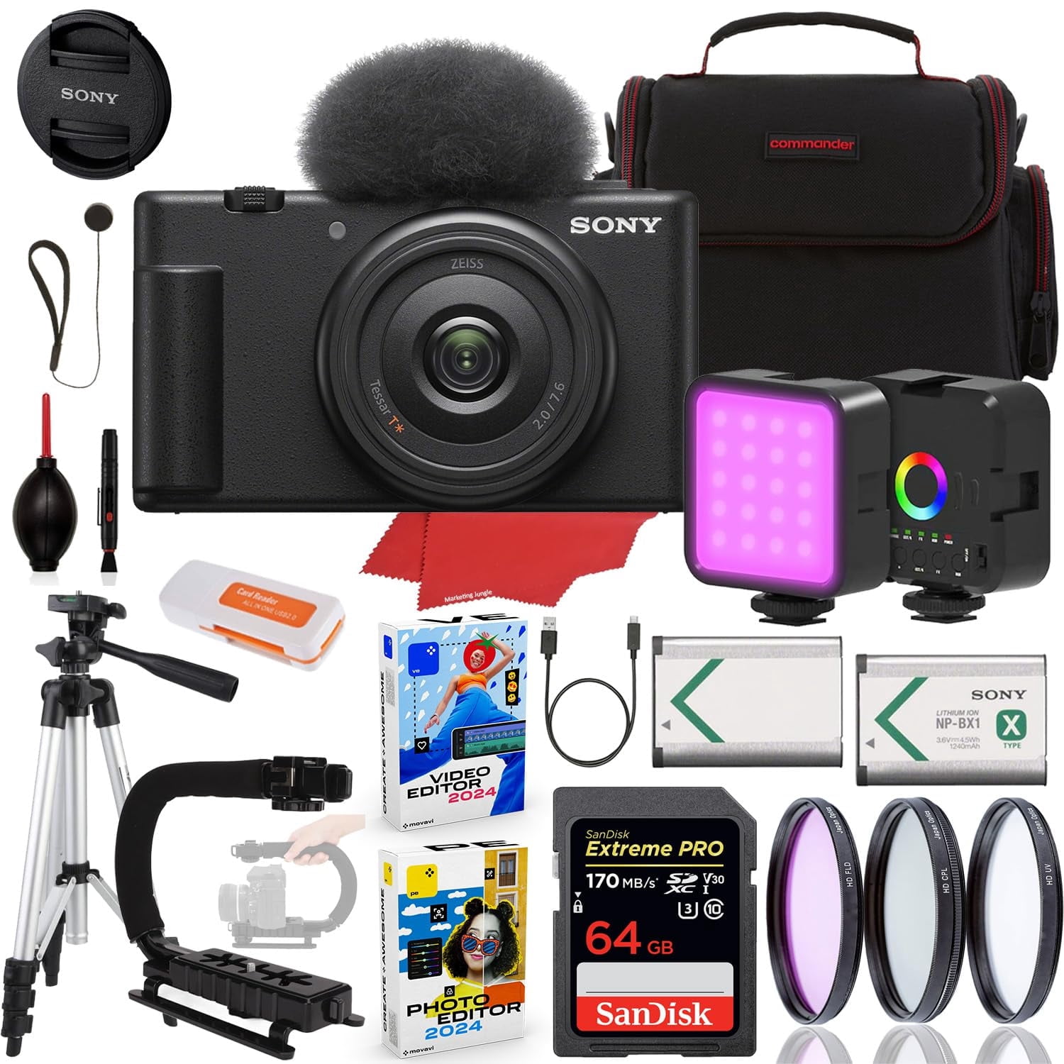 Sony ZV-1 II Compact Digital Camera for Video and Photography