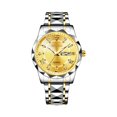 thumbnail image 2 of Resicozy Vintage Watch for Men Elegant Fashion Casual Wrist Watch Stainless Steel Quartz Day Date Watches, 2 of 3