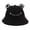 A1#-Black, variant on Women's Cute Frog Bucket Hat, Animal Face Funny Fisherman Cap Sun Hat