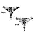 thumbnail image 3 of Fotbe Psychedelic Skull Illusion Art Tanga Sin Costuras para Mujer con Estampado – Panties Invisibles, Transpirables y Cómodos para Uso Diario-Small, 3 of 6