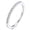 Silver, variant on 0.15 Carat Round Cut Moissanite Wedding Engagement Rings for Women 925 Sterling Silver Eternity Rings-Size7