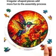 thumbnail image 4 of Acrylic Suncatcher Window Hanging 8 Inch Stained Glass Style Mosaic 2D Puzzle Decor Colorful Art Ornament for Home Wall Living Room Holiday Decoration 1 Pack, 4 of 7