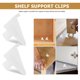 thumbnail image 3 of ELAYARD 50Ud Clips Para Estantes De Gabinete Uso En Armarios Y Muebles Soporte Duradero, 3 of 8