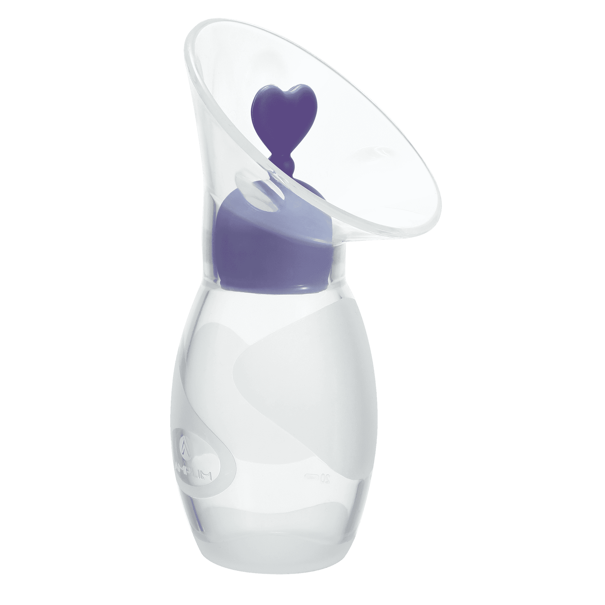 Amplim Manual Silicone Single Breast Pump, 4 oz, 3.3"