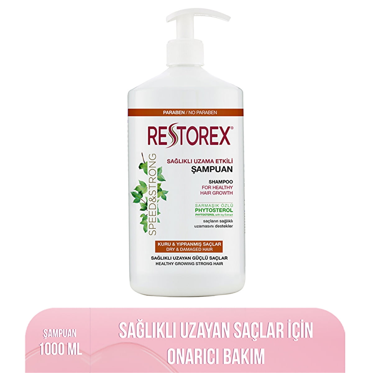Restorex Hair Care Shampoo for Dry and Damaged Hair with