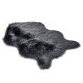 thumbnail image 2 of Vikakiooze Wool Imitation Sheepskin Rugs Faux Non Slip Bedroom Shaggy Carpet Mats, 2 of 2