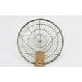 thumbnail image 5 of XIOP Bamboo Strainer Coarse Skimmer Kitchen Stainless Steel Spider Strainer with Natural Bamboo Handle Frying Spider Spoon Cooking Pasta 4 Inch 7 Inch 12 Inch-240524, 5 of 6