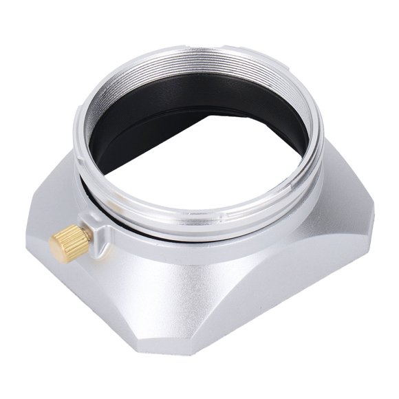 Square Metal Lens Hood Shade for Fuji X100,Retro Digital Camera Lens Hood Shade for Fuji X100 Series for 49mm Filters