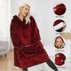 thumbnail image 3 of Sudadera Tipo Manta ZHAOCHENG con Capucha Grande Suave y Cálida para Hombres Mujeres y Adolescentes, 3 of 4