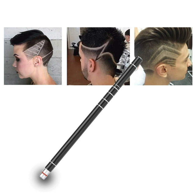Hair Tattoo Trim Hair Razor Pen For Hair Design Stainless Steel Face Shaping Device, Engraved Pen/ 10 Blades/Tweezer Hair Styling Eyebrows Beards Razor Tool