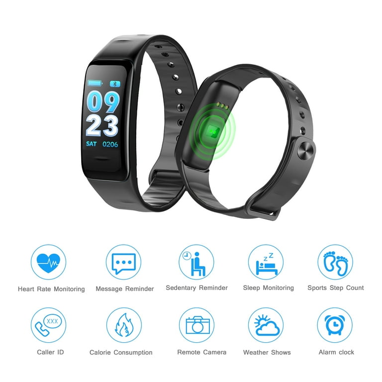 Agptek fitness tracker online blood pressure