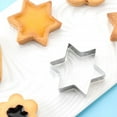 thumbnail image 3 of Moule à Biscuits en Acier Inoxydable pour Légumes et Fruits, 3 Pcs/ensemble, Étoile, 3 of 6