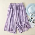 thumbnail image 2 of Afdoent Shorts For Women Loose Wide Leg High Waist Summer Casual Flowy Shorts Soft Lightweight Beach Vacation, 2 of 3