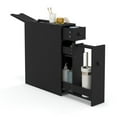 thumbnail image 2 of GVN Black Bathroom Cabinet Space Saver Storage Organizer-Black,, 2 of 7