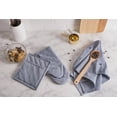 thumbnail image 4 of DII Blue Solid Chambray Dishtowel (Set of 3), 4 of 8