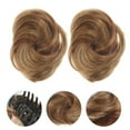 thumbnail image 3 of 2 Pcs Faux Chignons Pince à Chignon Extensions de Cheveux Lisses, 3 of 8