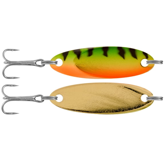South Bend Kast-A-Way Shud-L-Spoon Freshwater Fishing Lure, Metallic Perch, 1/8 Ounce, Fishing Spoons