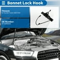 thumbnail image 4 of Conjunto de bloqueo del capó Unique Bargains para Hyundai Tucson 2022-2024 Número de bloqueo del capó del motor No.81130N9000 1 Pc, 4 of 7