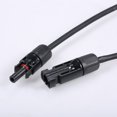thumbnail image 2 of 1 par 25/40/50/60/100 pies negro + rojo 10AWG cable de extensión de panel solar con impermeable, 2 of 8