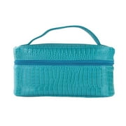 Lemondrop-Chic & Classy Insulated Cosmetics Bag For The Minimalist Cosmoqueens, Blue Turquoise